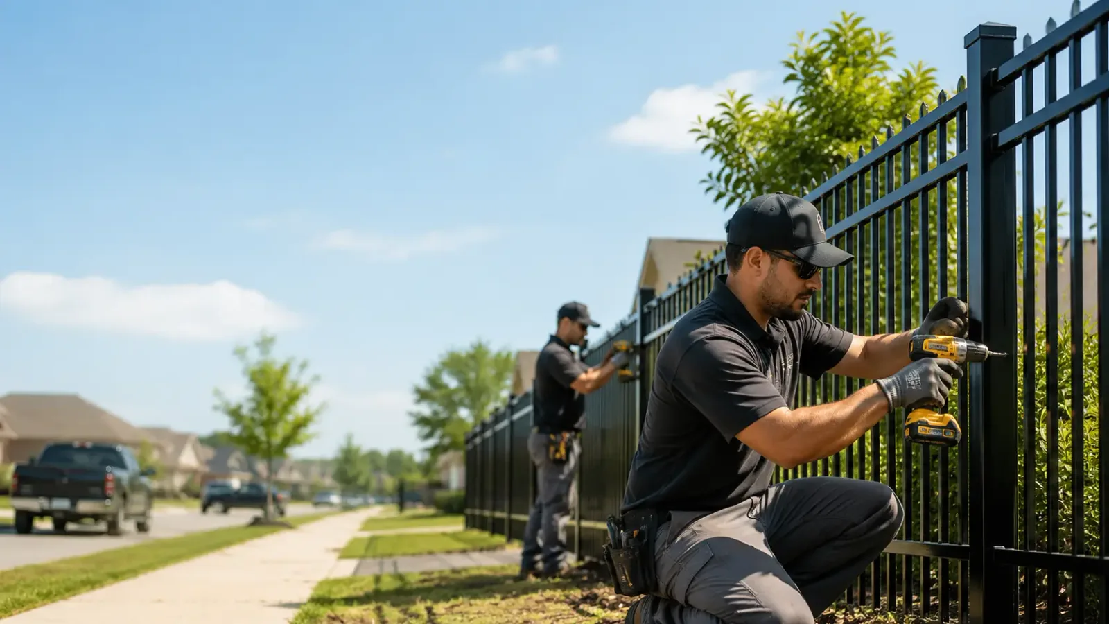 Metal Fence Installation in Cord, AR